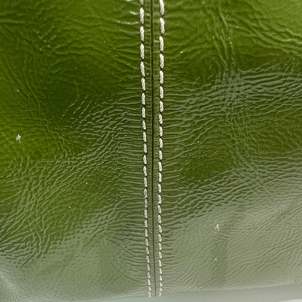 Tod's Olive Green Leather Tote Bagp - Picture 3 of 16